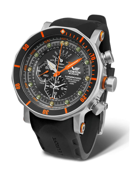 Vostok Europe Lunokhod-2 YM86-620A506 Men's Watch • Tritium tubes • K1 Safety Glass