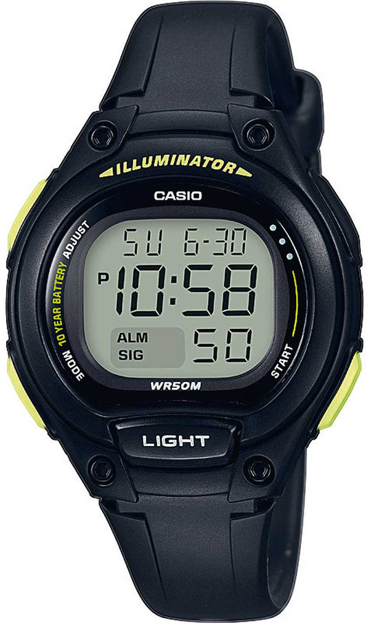 Casio LW-203-1BVEF Digital Uhr • Quarz-Uhrwerk • Robustes Resin-Gehäuse