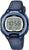 Cyfrowy zegarek na rękę CASIO w kolorze ciemnoniebieskim z podświetlanym wyświetlaczem LCD i przyciskami