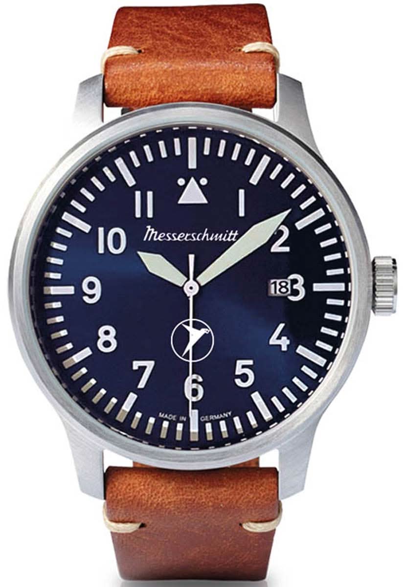 Messerschmitt ME-6332BLVIN Men's Watch • Made in Germany • Blue Dial