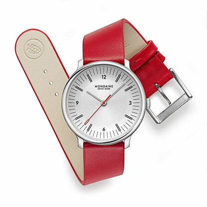 Mondaine Doppio MLE.33110.LCV Damen Uhr • Saphirglas • Vegan