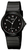 Zegarek Casio MQ-24-1BLLEG, analogowy, czarna tarcza i czarny pasek.