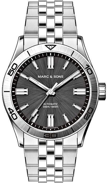 Marc & Sons Elegance MSD-048-1S Men's Watch • Automatic • 30 bar