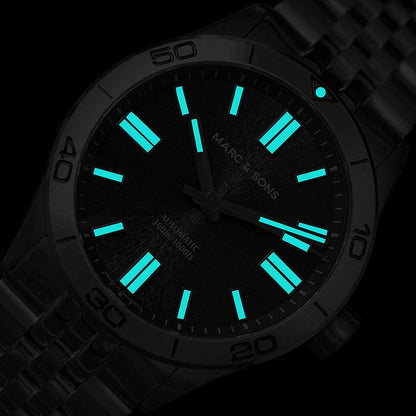 Marc & Sons Elegance MSD-048-3S Men's Watch • ETA Automatic • Sapphire Crystal