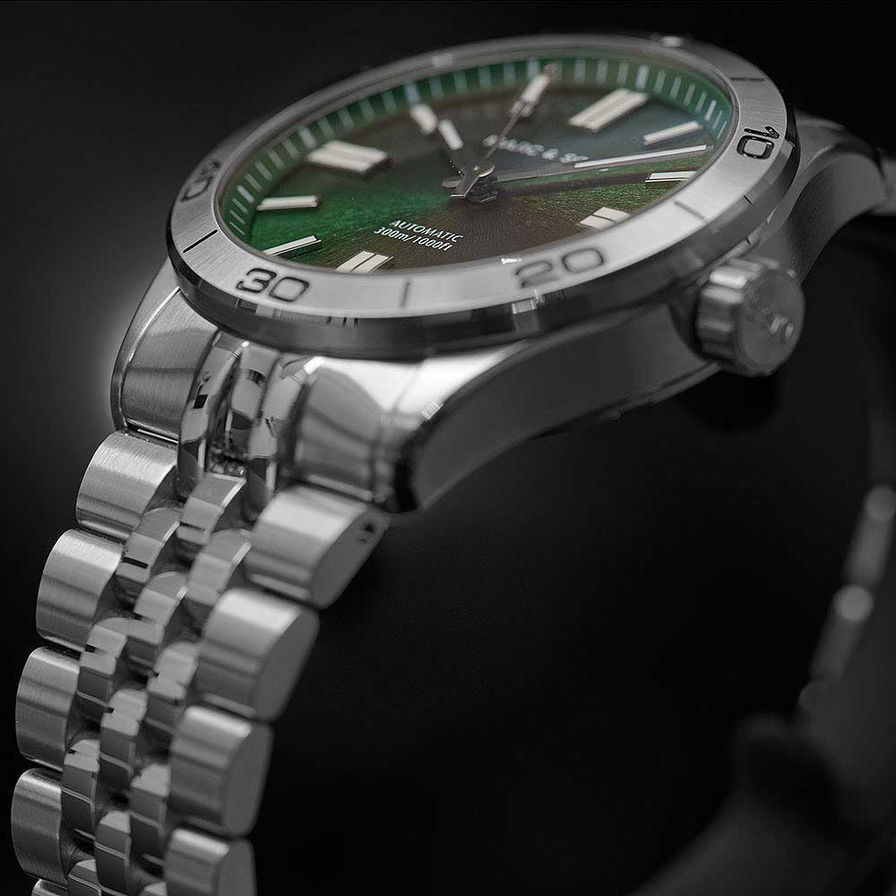 Marc & Sons Elegance MSD-048-3S Men's Watch • ETA Automatic • Sapphire Crystal