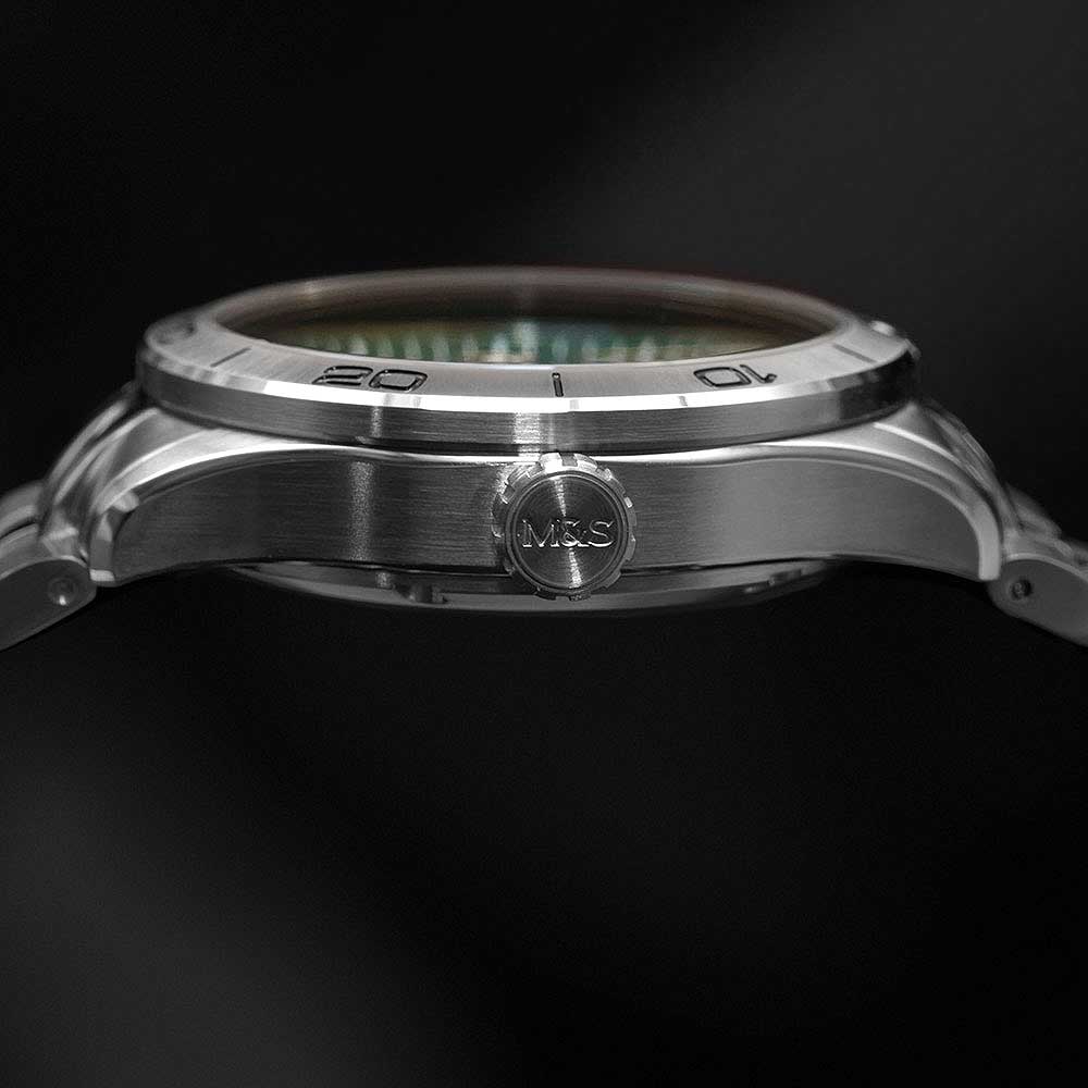 Marc & Sons Elegance MSD-048-3S Men's Watch • ETA Automatic • Sapphire Crystal