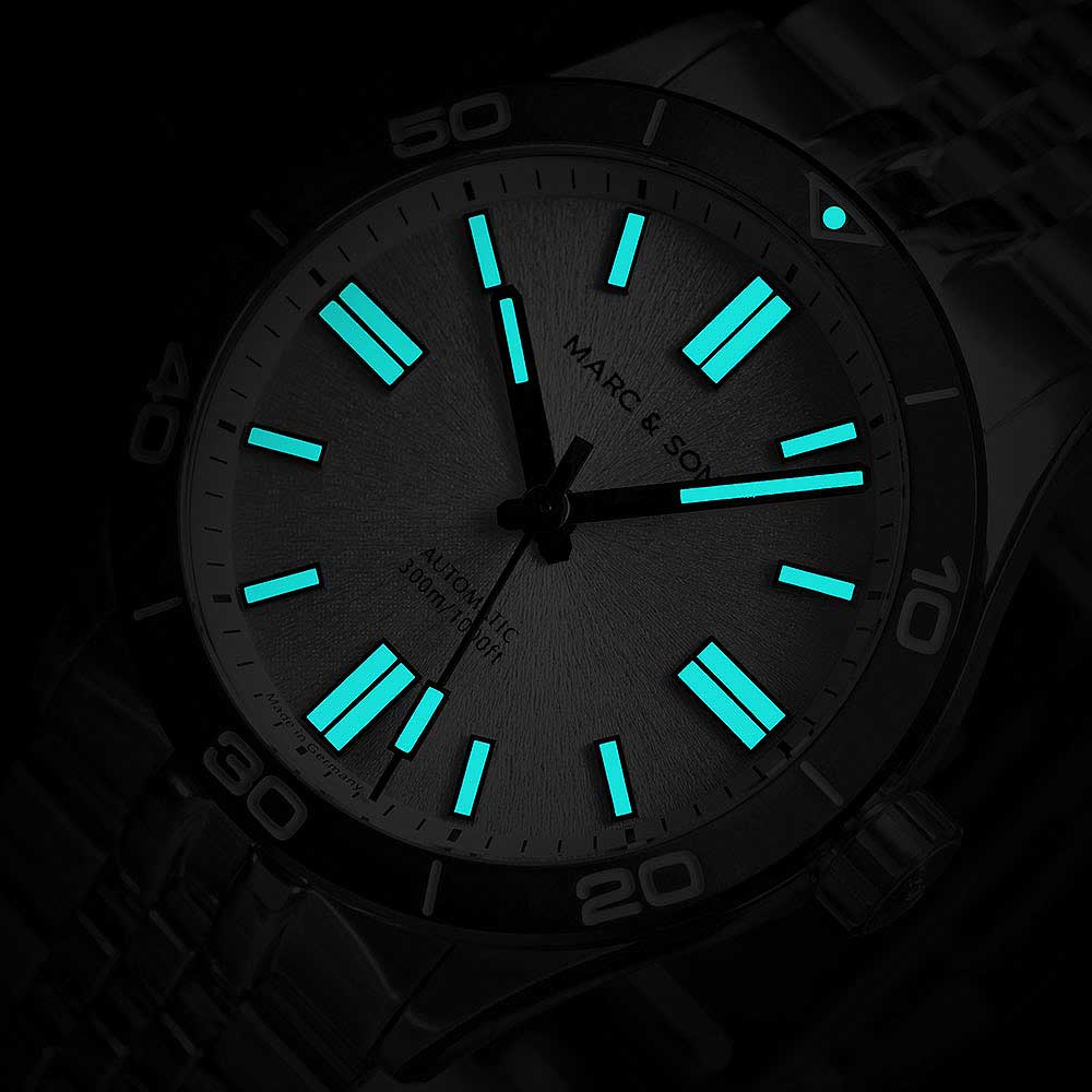 Marc & Sons Elegance MSD-048-4S Men's Watch • Automatic Movement • Sapphire Crystal