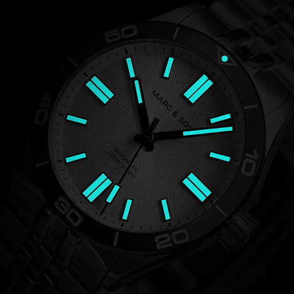 Marc & Sons Elegance MSD-048-4S Men's Watch • Automatic Movement • Sapphire Crystal