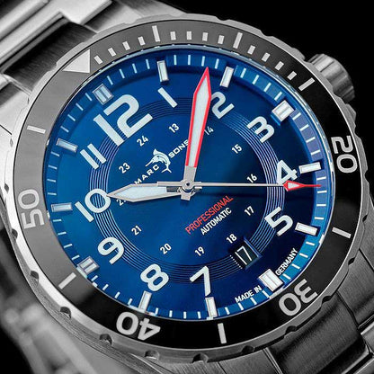 Marc & Sons Sport Professional MSD-050-02-S Men's Watch • Automatic Movement • Sapphire Crystal