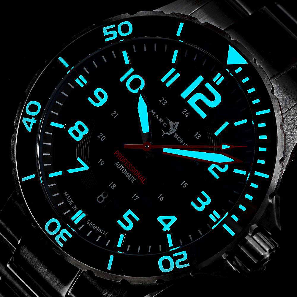 Marc & Sons Sport Professional MSD-050-02-S Men's Watch • Automatic Movement • Sapphire Crystal