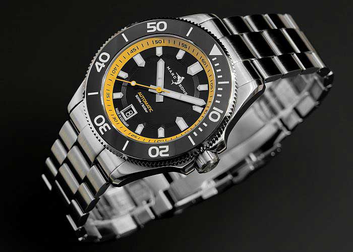 Marc & Sons SPORT PROFESSIONAL MSD-050-06-S Men's Watch • Automatic • Sapphire Crystal