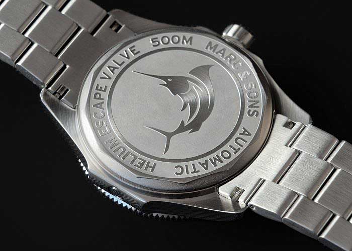 Marc & Sons SPORT PROFESSIONAL MSD-050-06-S Men's Watch • Automatic • Sapphire Crystal