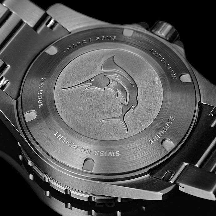 Marc & Sons MSD-050-08-S Men's Watch • Automatic Movement • Sapphire Crystal