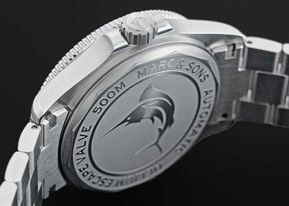 Marc & Sons Military Diver MSD-051-11 Men's Watch • Automatic Movement • Sapphire Crystal