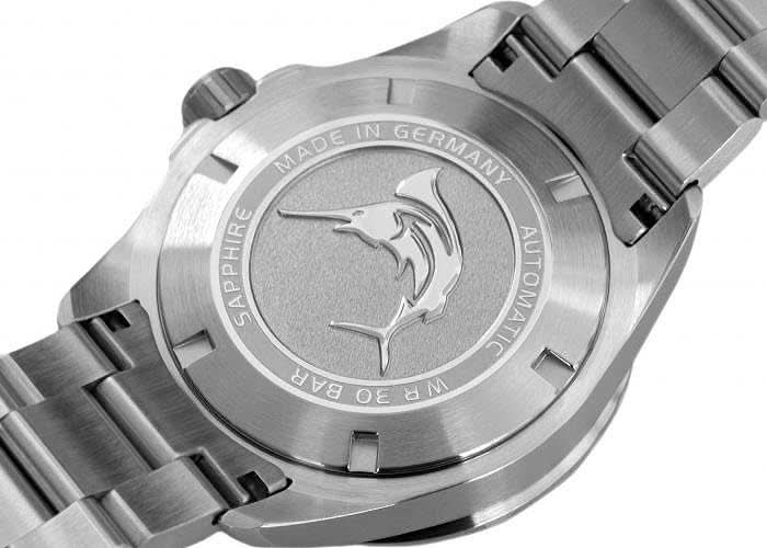 Marc & Sons GMT II - D MSG-008-09 Montre pour homme • Mouvement automatique • Verre saphir