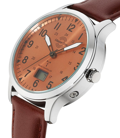 Master Time Super Power Aviation MTGA-10959-82L Herren Uhr • Funktechnologie • Mineralglas