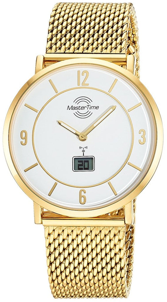 Master Time Advanced MTGA-10948-12M Herren Uhr • Funkwerk • Edelstahl
