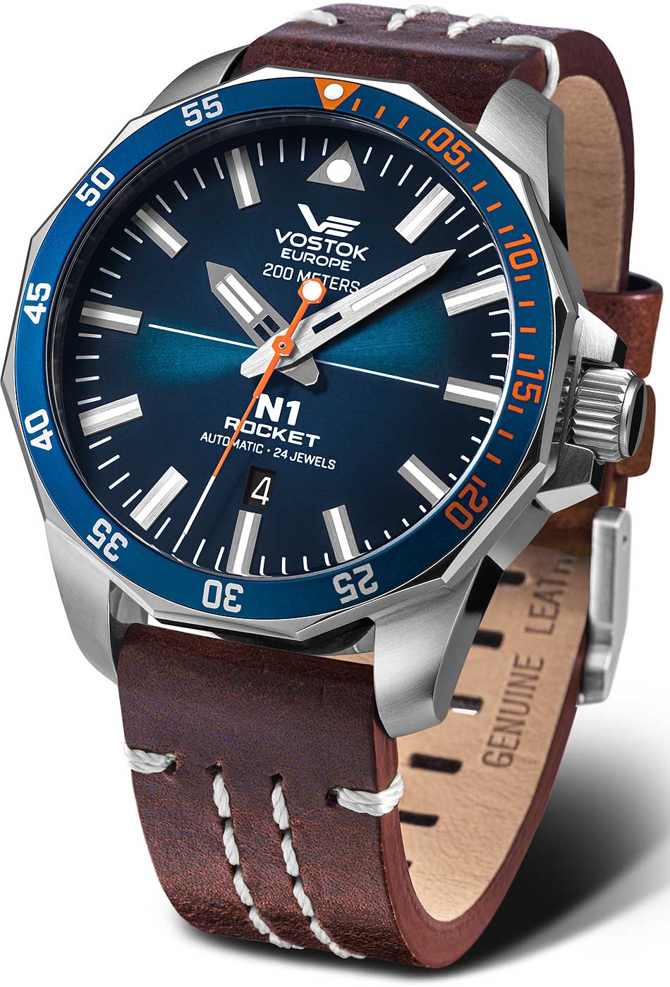 Montre pour homme Vostok Europe N1 Rocket NH35A-225A615 • Mouvement automatique • Étanchéité 20 bar