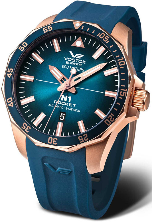 Montre Homme Vostok Europe N1 Rocket NH35A-225B616 • Mouvement automatique • Étanchéité 200m