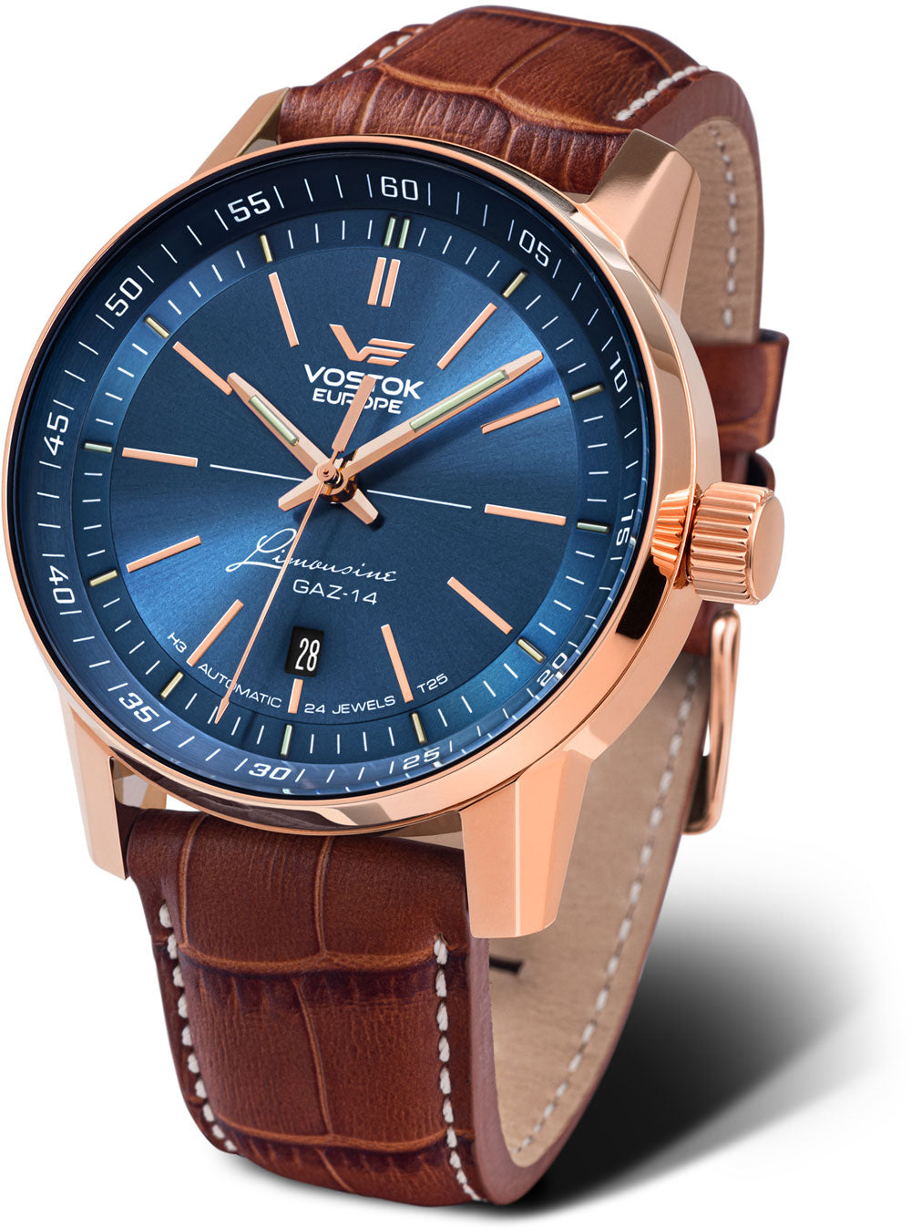 Vostok Europe Gaz-14 Limousine NH35A-565B592 Montre Homme • Automatique • Tritium