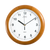 JVD Wanduhr 29,5x29,5x5 cm Holz • Geräuschloses Quarzwerk • Zeitloses Design