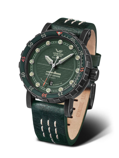 Vostok Europe Nuclear Submarine SSN 571 NH35A-571F608 Montre Homme • Automatique • Éclairage au tritium