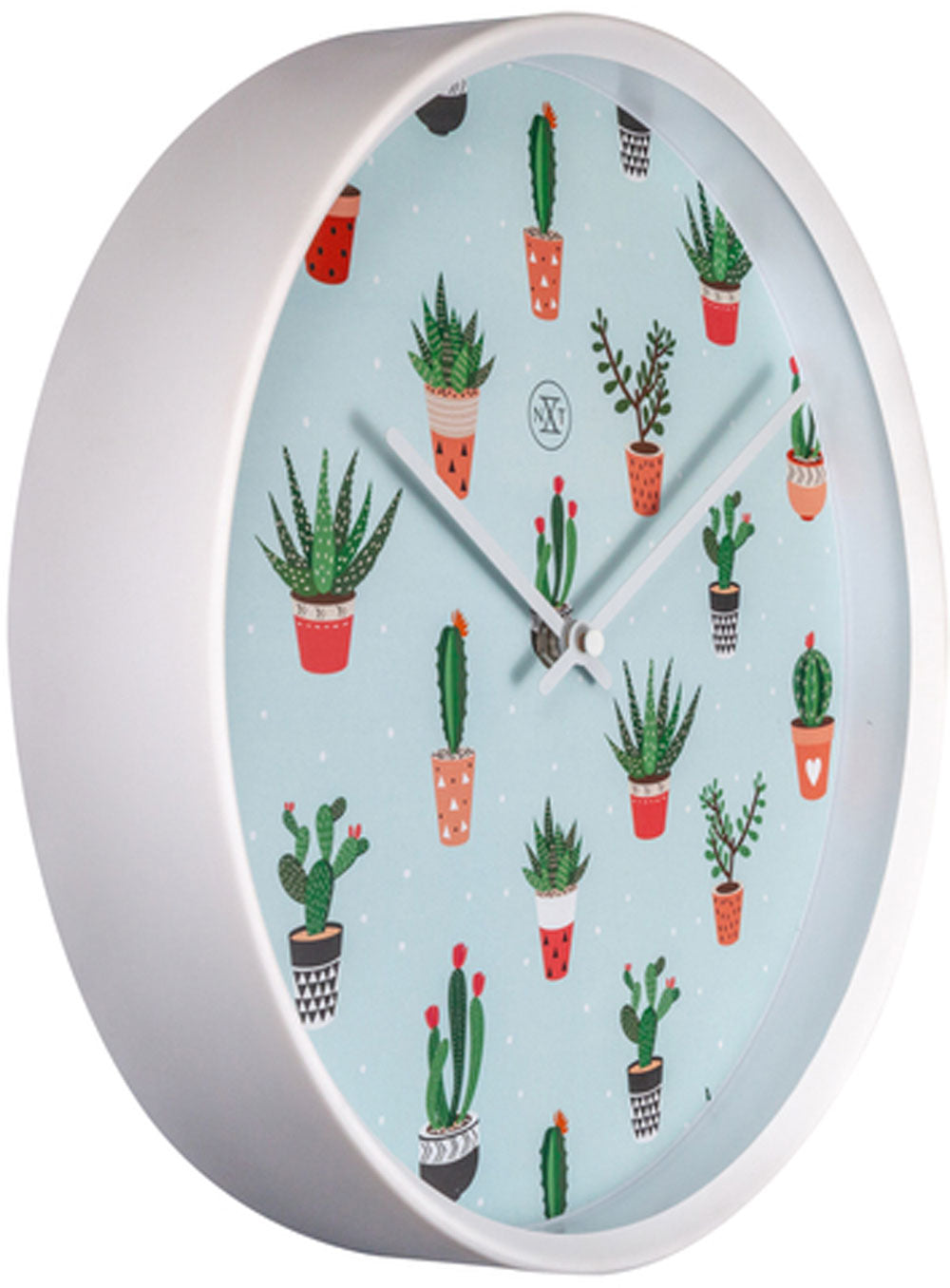 Nextime Wall Clock 30 cm Ø Plastic • Silent • Modern Design