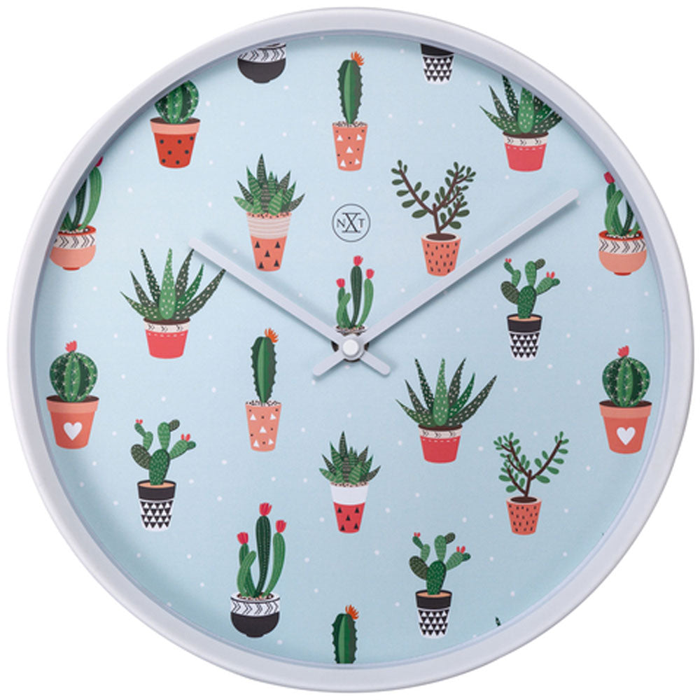 Nextime Wall Clock 30 cm Ø Plastic • Silent • Modern Design