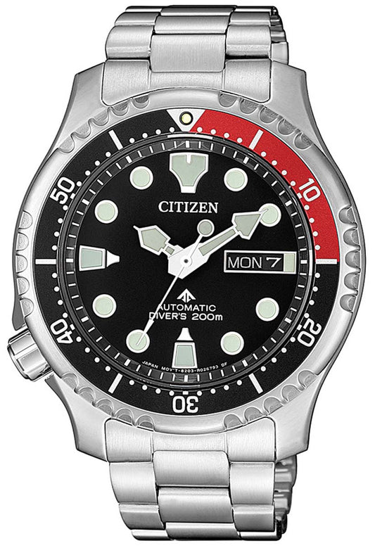Citizen Promaster Mechanical Diver NY0085-86EC Men's Watch • Automatic Movement • Day & Date Display