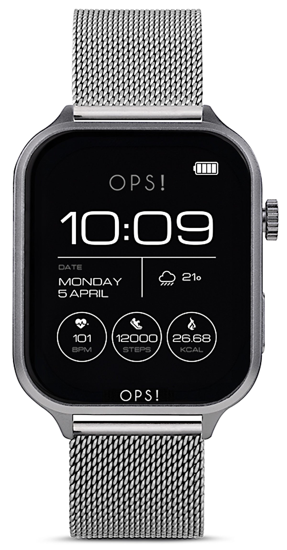 OPS! SMART Call Max OPSSW-44 Unisex Uhr • Bluetooth Call • Amoled Display