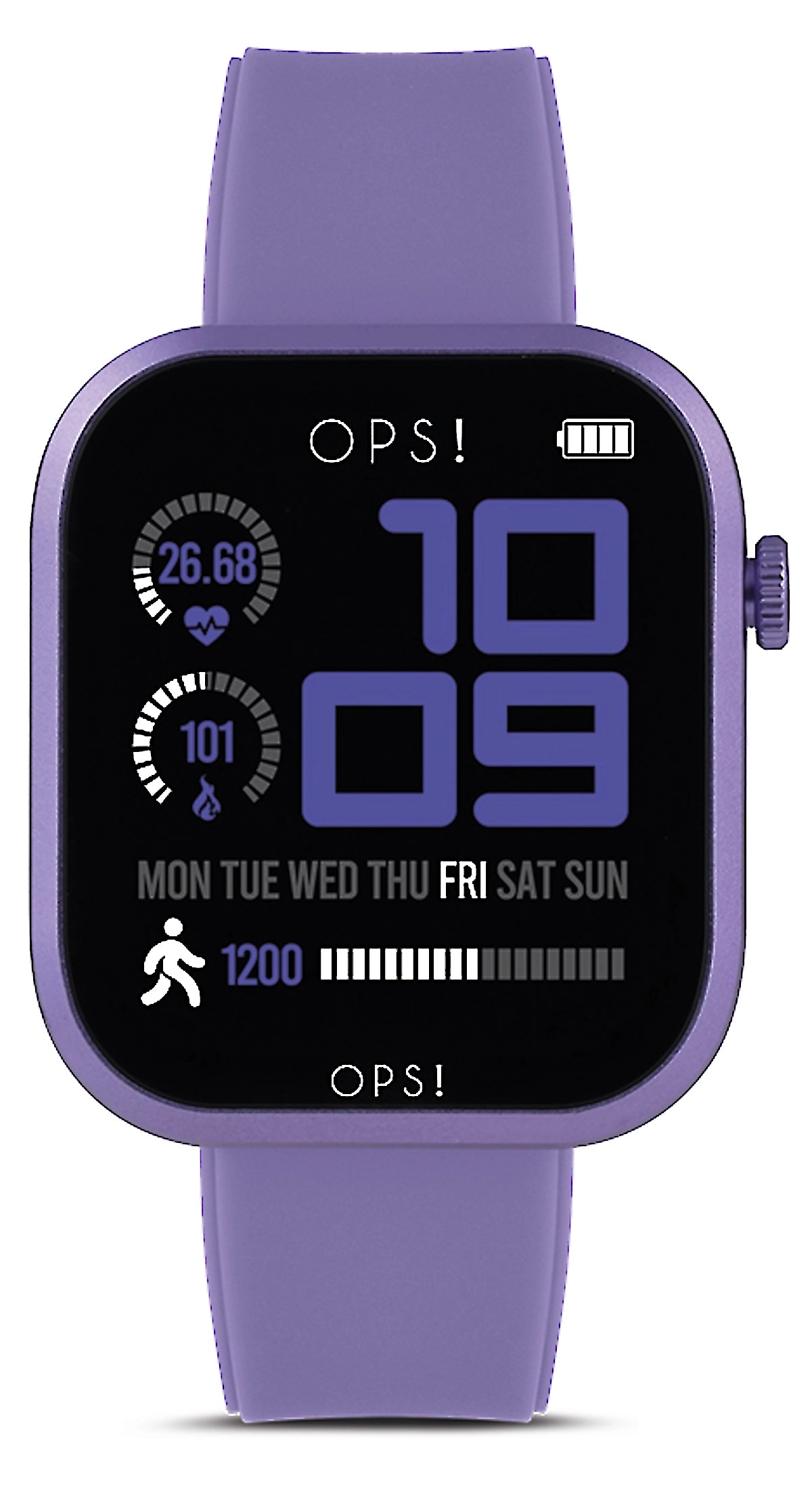 OPS! Smart Call Pro OPSSW-56 Damen Uhr • AMOLED Display • Lila