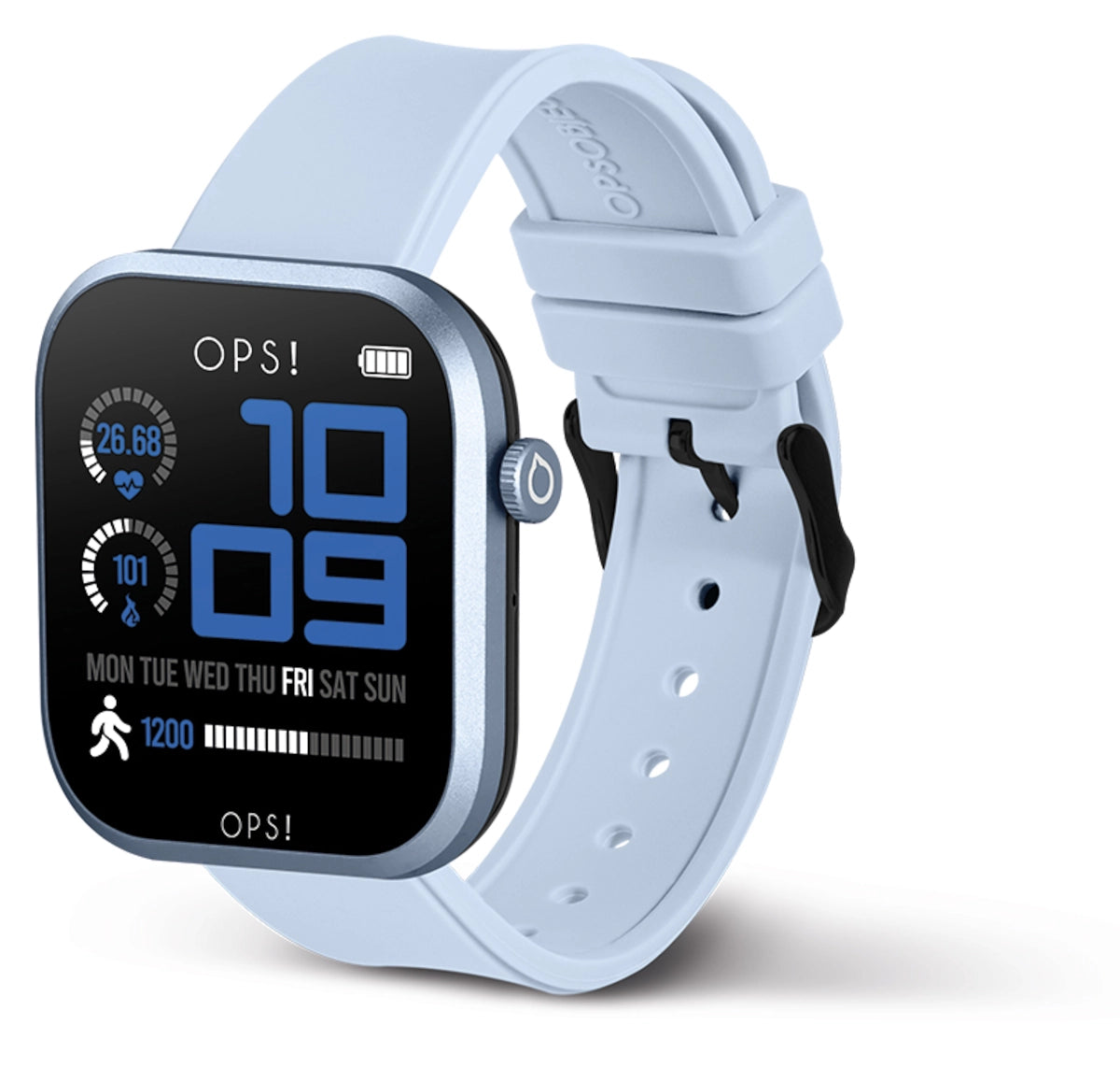 OPS! Smart OPSSW-57 Damen Uhr • Bluetooth Telefonie • Fitness-Tracking