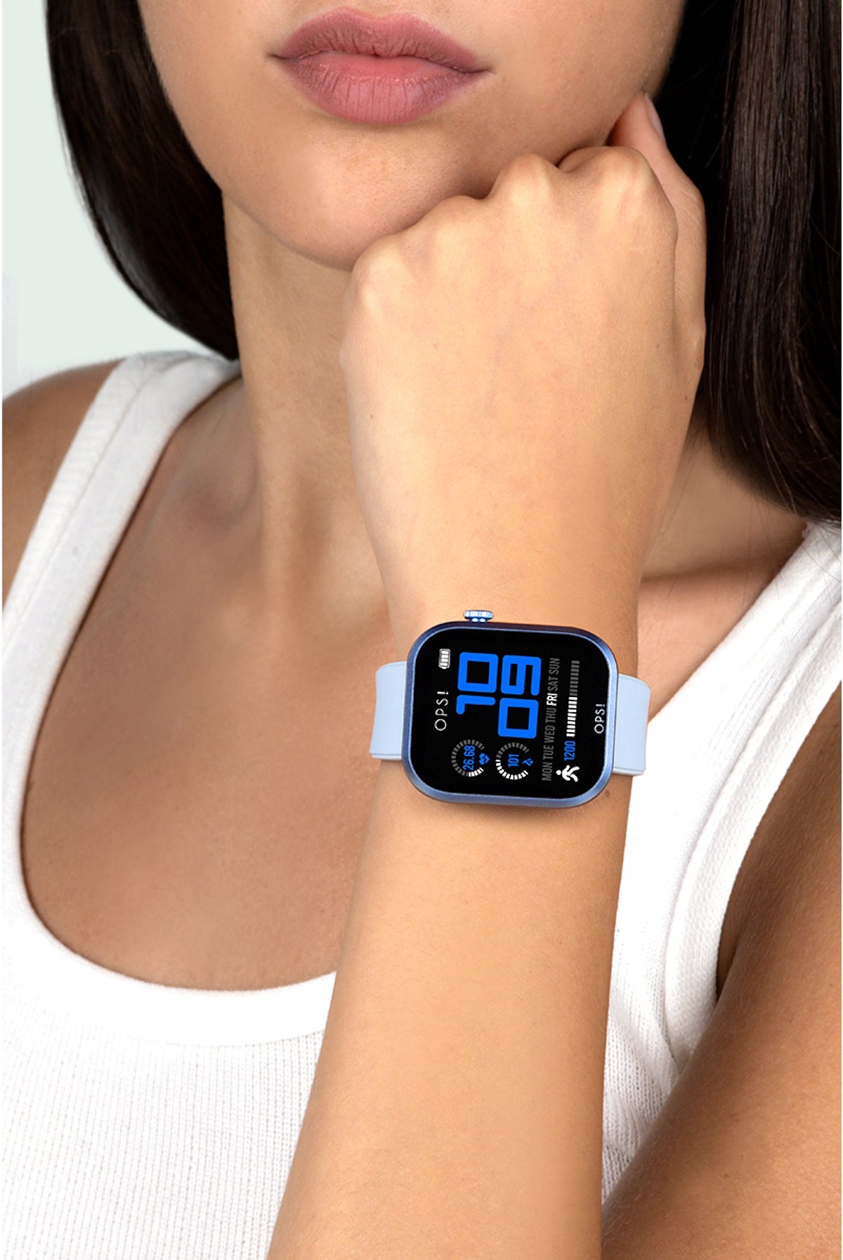 OPS! Smart OPSSW-57 Damen Uhr • Bluetooth Telefonie • Fitness-Tracking