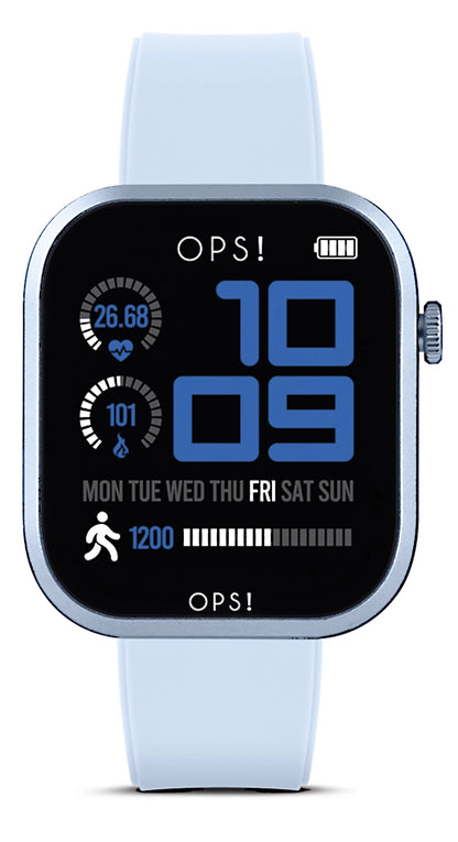 OPS! Smart OPSSW-57 Damen Uhr • Bluetooth Telefonie • Fitness-Tracking