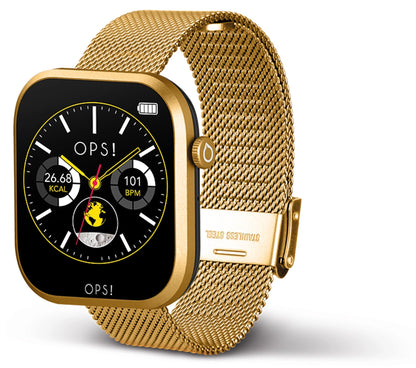 OPS! Unisex Uhr • Quarz-Uhrwerk • Silikonband