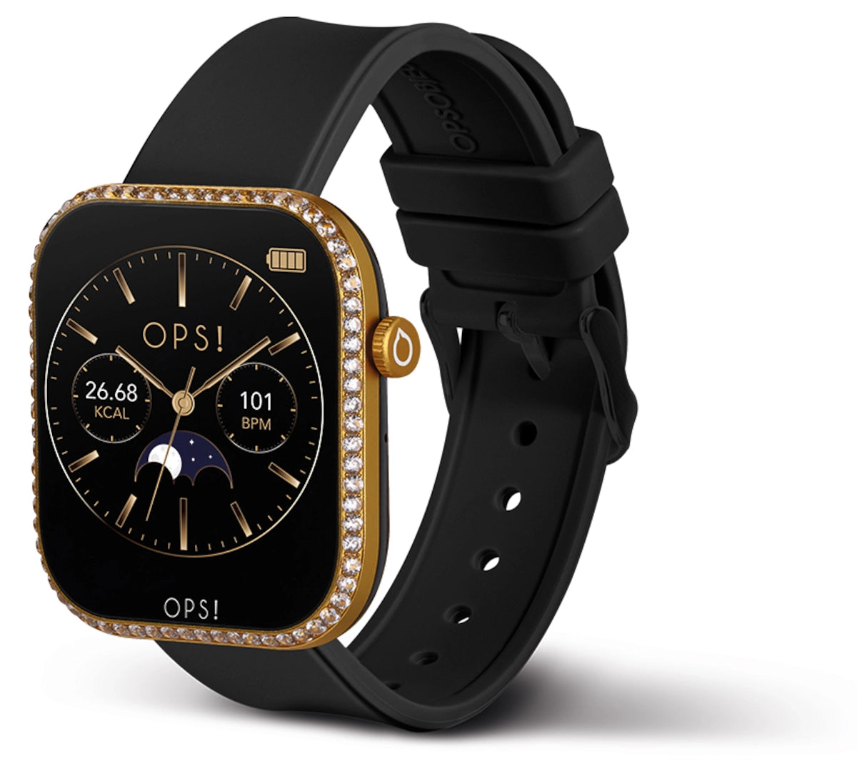 OPS! Smart Call Pro Diamonds OPSSW-63 Damen Uhr • Bluetooth • Kristalle