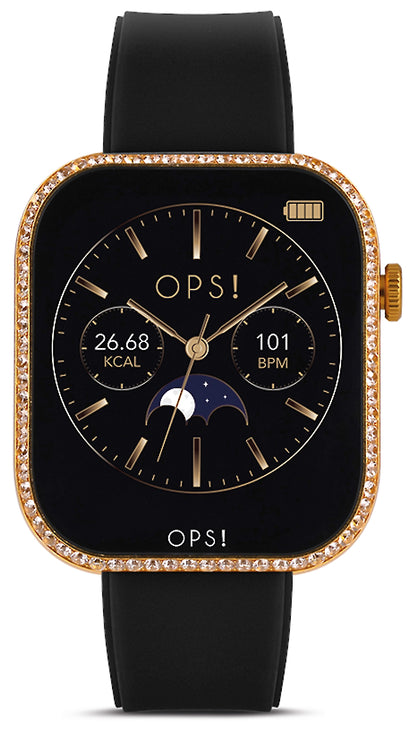 OPS! Smart Call Pro Diamonds OPSSW-63 Damen Uhr • Bluetooth • Kristalle