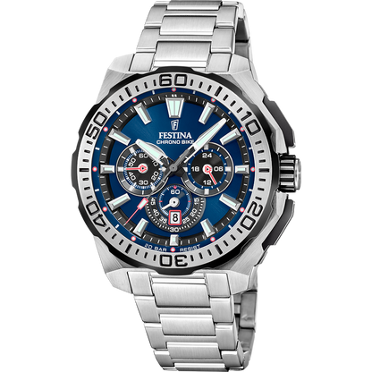 Festina Chrono Bike F20724/2 Herrenuhr • Sportliches Chronographen-Design • 20 ATM Wasserdicht