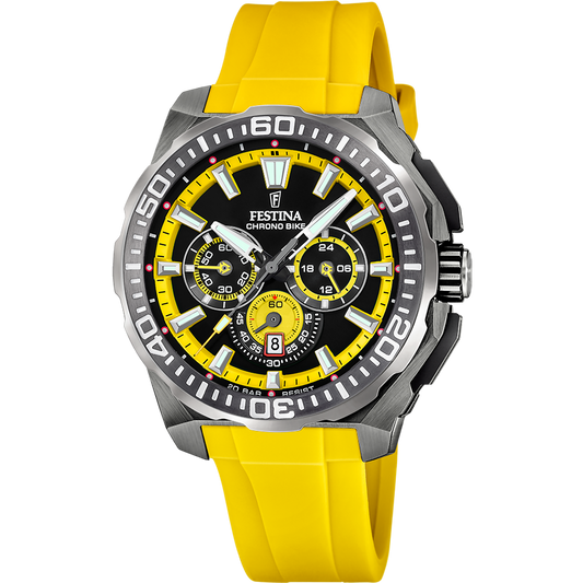 Festina Chrono Bike F20725/1 Men's Watch • 20 Bar Water Resistant • Precise Chronograph