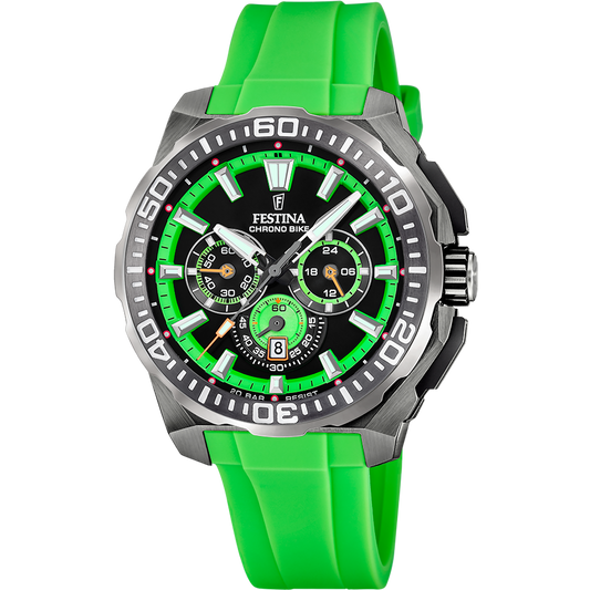 Festina Chrono Bike F20725/3 Men's Watch • 20 Bar Water Resistant • Precise Chronograph