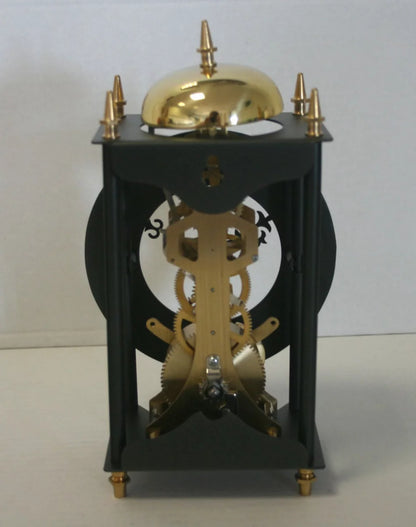 AMS Table Clock 25x14x11 cm Metal • Mechanical 8-day movement • Bell chime on the hour