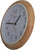 Horloge murale Atlanta 25,5 cm Ø bois • Radio-pilotée • Silencieuse