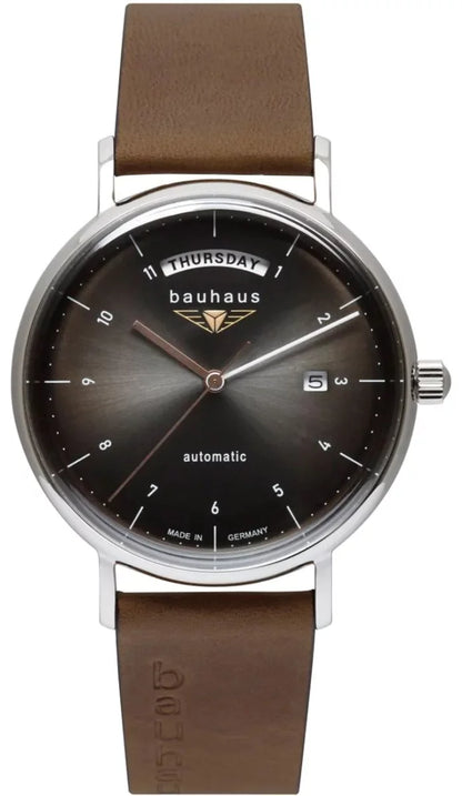Montre Bauhaus 95727 • Design minimaliste • Boîtier en aluminium