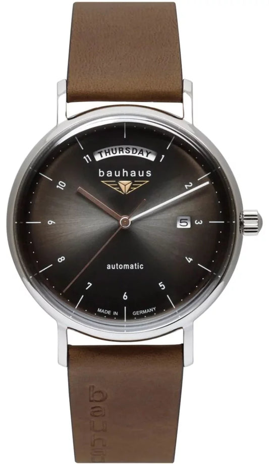 Montre Bauhaus 95727 • Design minimaliste • Boîtier en aluminium