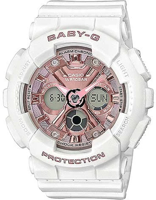 Casio Baby-G BA-130-7A1ER Damenuhr • Stoßfest • Weltzeit