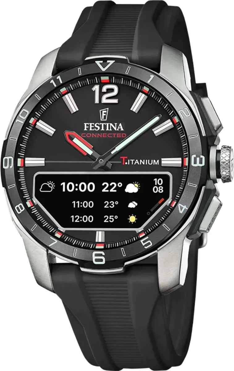 Festina Connected D F23000/4 Herrenuhr • Titanium-Gehäuse • Saphirglas