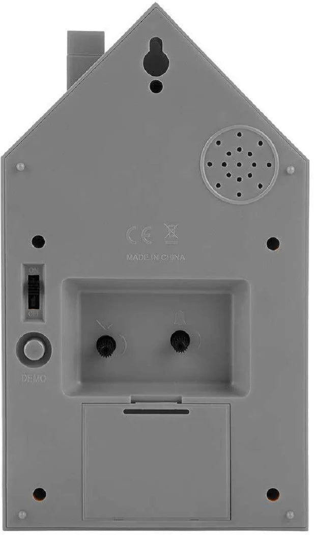 Karlsson Modern Cuckoo Alarm Clock 20x12x6cm Plastic • Chirping bird • Cuckoo call alarm