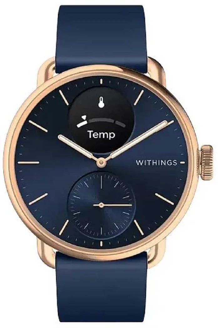 Withings ScanWatch WITHINGS-SCANWATCH Hybrid Smartwatch • EKG & SpO2 Sensor • Saphirglas