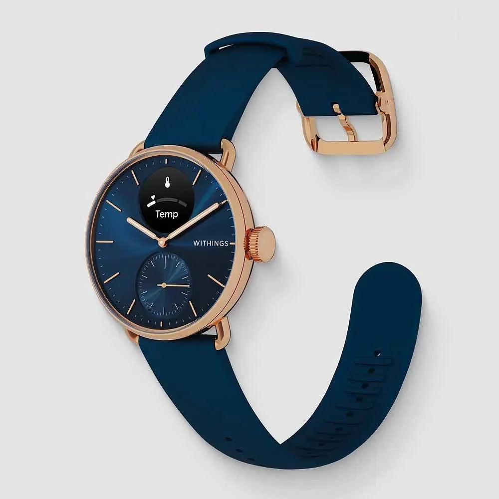 Withings ScanWatch WITHINGS-SCANWATCH Hybrid Smartwatch • EKG & SpO2 Sensor • Saphirglas
