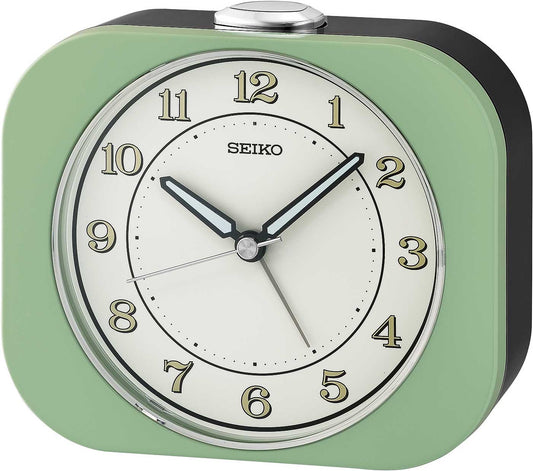 Seiko Classic Alarm Clock 11.3 cm Plastic • Quiet Movement • Alarm with Snooze